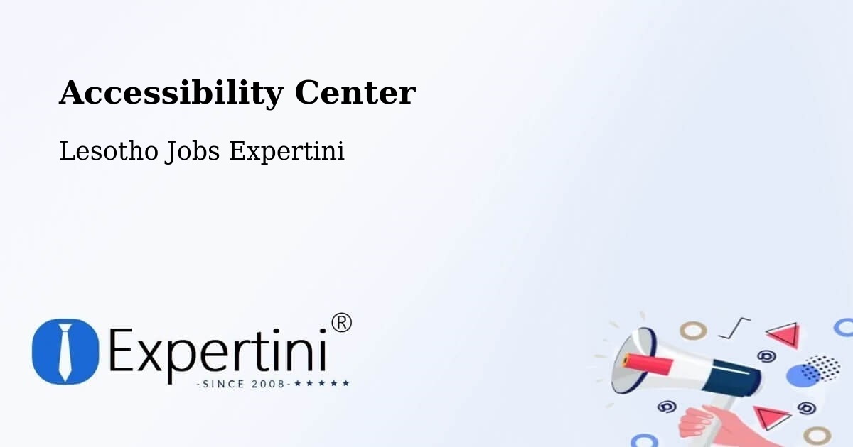 Accessibility Statement – Quthing - Lesotho Jobs Expertini