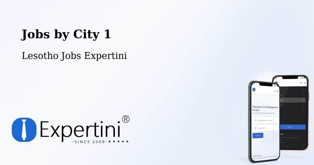 City Jobs in Lesotho - Expertini
