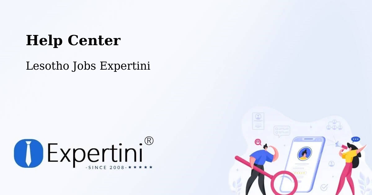 Help Center – Quthing - Lesotho Jobs Expertini